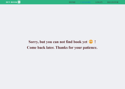 Softjswp gallery-dev-book-catalog-page-without-information
