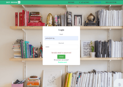 Softjswp gallery-dev-book-login-page-with-error