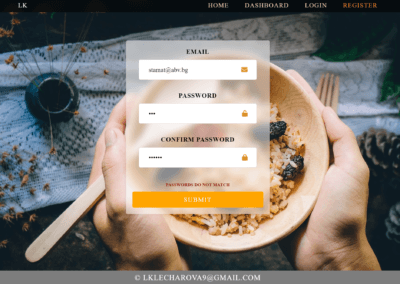 Softjswp gallery-react-project-register-page-error